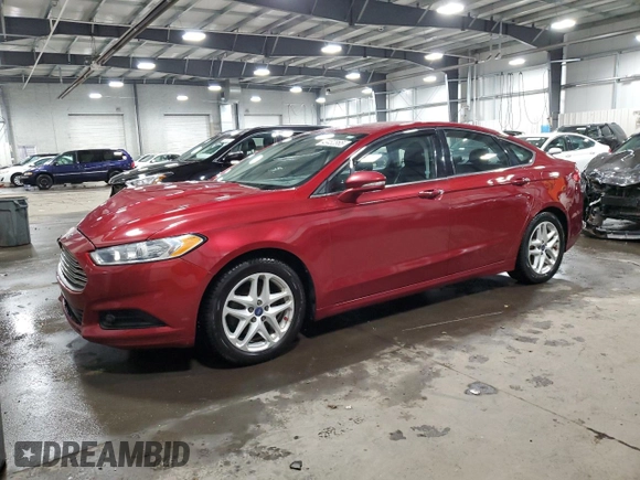 2014 Ford Fusion SE with VIN 3FA6P0H74ER155705, listed as a Copart auction lot 49482865 with 109,225 mi miles and Salvage Title. Bid and sale history available at carsss.com. Image 1.