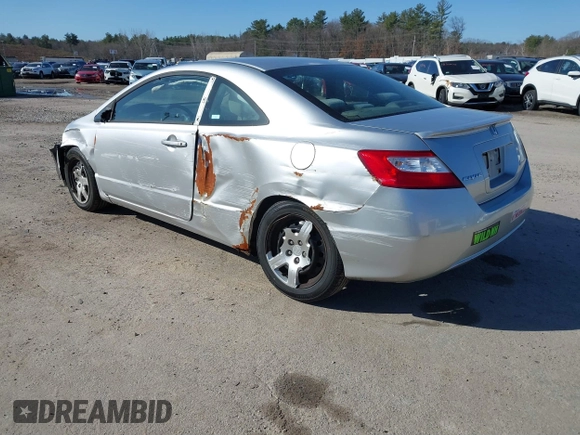 2006 Honda Civic Cpe LX with VIN 2HGFG11666H546449, listed as a IAAI auction lot 41840933 with 155,649 mi miles. Bid and sale history available at carsss.com. Image 3.