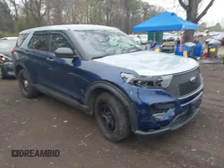2021 Ford Police Interceptor Utility z VIN 1FM5K8AB8MGA19015, wystawiony jako IAAI lot #42067276 z przebiegiem 97 977 mil mil oraz . Historia ofert i sprzedaży dostępna na DreamBid. Obrazek 1.