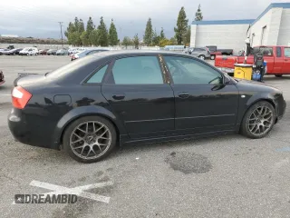 2003 Audi A4 1.8T with VIN WAULC68E03A292218, listed as a Copart auction lot 45030785 with 170,803 mi miles and Salvage Title. Bid and sale history available at carsss.com. Image 3.