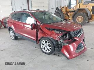 2015 Ford Escape Titanium z VIN 1FMCU9J95FUB49021, wystawiony jako IAAI lot #42333882 z przebiegiem 146 686 mil mil oraz . Historia ofert i sprzedaży dostępna na DreamBid. Obrazek 1.