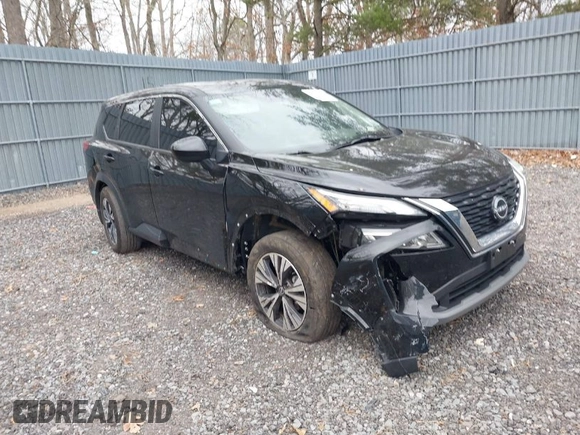 2023 Nissan Rogue SV with VIN JN8BT3BB8PW355851, listed as a IAAI auction lot 41725679 with 28,330 mi miles. Bid and sale history available at carsss.com. Image 1.