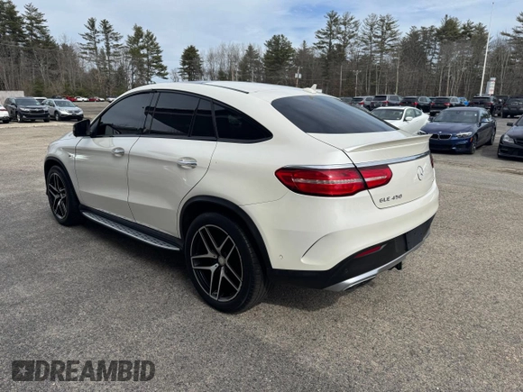 2016 Mercedes-Benz GLE 450 AMG with VIN 4JGED6EB0GA008588, listed as a Copart auction lot 50034745 with 100,594 mi miles and Clean title. Bid and sale history available at DreamBid. Image 3.