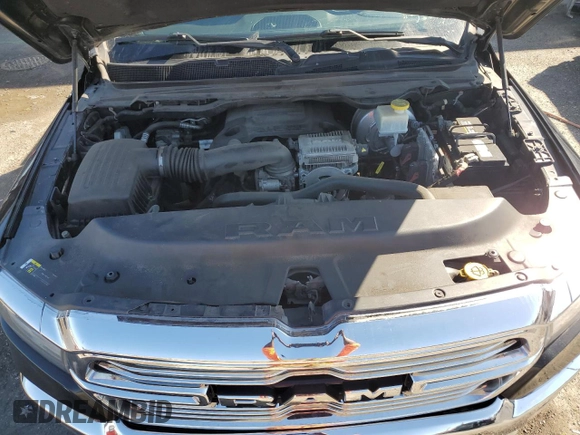 2020 Ram 1500 Laramie with VIN 1C6SRFDTXLN142456, listed as a Copart auction lot 43264155 with 57,661 mi miles and Salvage Title. Bid and sale history available at carsss.com. Image 11.