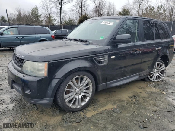 2010 Land Rover Range Rover Sport HSE LUX with VIN SALSK2D4XAA233531, listed as a Copart auction lot 43995045 with 0 mi miles and Salvage Title. Bid and sale history available at carsss.com. Image 1.