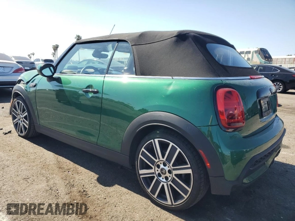 2024 MINI Convertible Cooper S with VIN WMW43DL09R3R68134, listed as a Copart auction lot 56336425 with 18,143 mi miles and Salvage title. Bid and sale history available at DreamBid. Image 2.