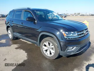 2018 Volkswagen Atlas SEL with VIN 1V2ER2CAXJC582408, listed as a IAAI auction lot 41389461 with 60,822 mi miles and . Bid and sale history available at DreamBid. Image 1.