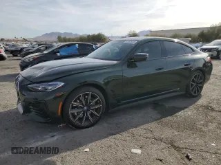 2024 BMW i4 eDrive40 with VIN WBY73AW06RFS32808, listed as a Copart auction lot 85585424 with 15,669 mi miles and Salvage Title. Bid and sale history available at carsss.com. Image 1.