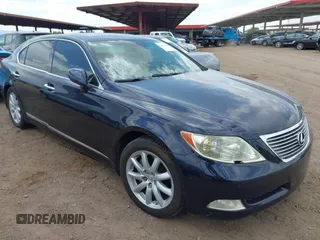 2007 Lexus LS 460 L with VIN JTHGL46F075012993, listed as a IAAI auction lot 42182467 with 115,180 mi miles and . Bid and sale history available at DreamBid. Image 1.
