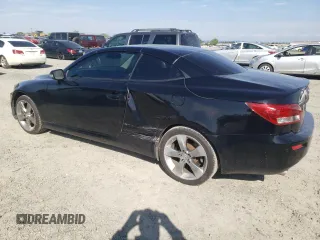 2011 Lexus IS 250 C with VIN JTHFF2C23B2515419, listed as a Copart auction lot 50800855 with 170,079 mi miles and Salvage title. Bid and sale history available at DreamBid. Image 2.