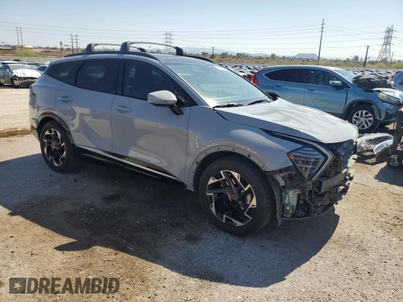 2023 Kia Sportage SX-Prestige with VIN 5XYK53AF1PG081609, listed as a Copart auction lot 59998705 with 91,379 mi miles and Salvage title. Bid and sale history available at DreamBid. Image 4.