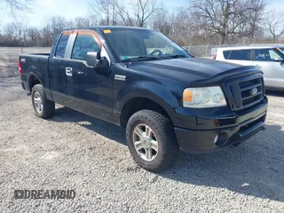 2008 Ford F-150 STX with VIN 1FTRX14WX8FB93015, listed as a IAAI auction lot 41816799 with Not Provided miles. Bid and sale history available at carsss.com. Image 1.