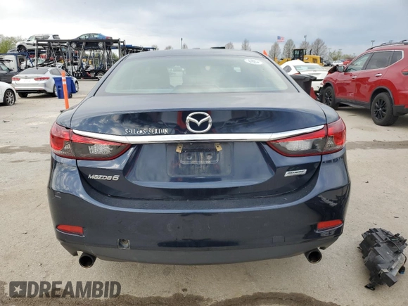 2016 Mazda Mazda6 i Touring with VIN JM1GJ1V52G1479256, listed as a Copart auction lot 51911345 with 216,999 mi miles and Salvage Title. Bid and sale history available at carsss.com. Image 6.