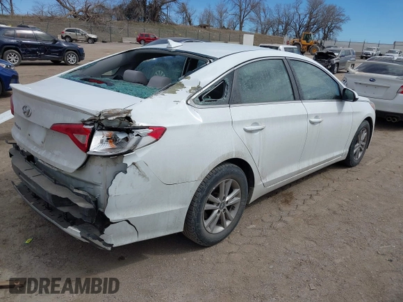 2017 Hyundai Sonata SE with VIN 5NPE24AF4HH502146, listed as a IAAI auction lot 41806979 with 88,289 mi miles and . Bid and sale history available at DreamBid. Image 4.