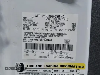2014 Ford F-150 XL with VIN 1FTFW1EF6EFA28269, listed as a IAAI auction lot 42537054 with 258,215 mi miles and . Bid and sale history available at DreamBid. Image 9.