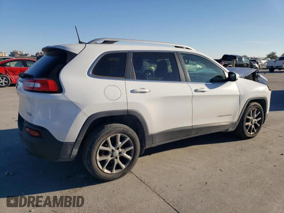 2016 Jeep Cherokee Latitude with VIN 1C4PJLCB1GW208034, listed as a Copart auction lot 45561445 with 139,307 mi miles and Salvage Title. Bid and sale history available at carsss.com. Image 3.
