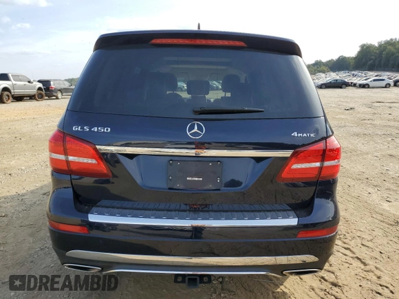 2017 Mercedes-Benz GLS with VIN 4JGDF6EE9HA944775, listed as a Copart auction lot 69294013 with 45,639 mi miles. Bid and sale history available at carsss.com. Image 6.