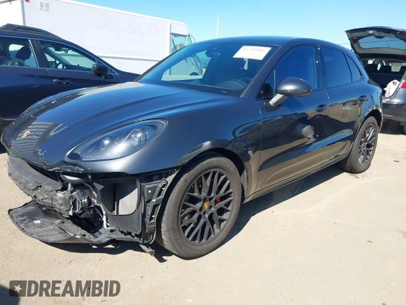 2017 Porsche Macan GTS with VIN WP1AG2A59HLB51272, listed as a IAAI auction lot 41742285 with 48,467 mi miles and . Bid and sale history available at DreamBid. Image 2.