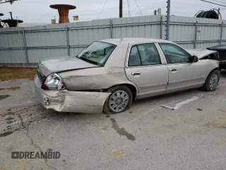 2008 Mercury Grand Marquis GS with VIN 2MEFM74V58X618701, listed as a Copart auction lot 40130954 with 175,433 mi miles and Salvage Title. Bid and sale history available at DreamBid. Image 3.