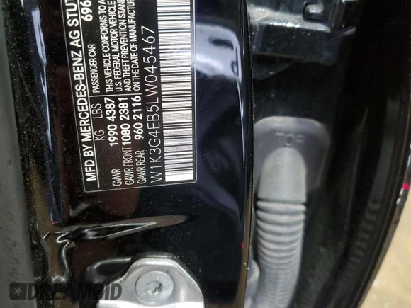 2020 Mercedes-Benz A 220 z VIN W1K3G4EB5LW045467, wystawiony jako Copart lot #50839145 z przebiegiem 104 704 mil mil oraz Szkoda całkowita • Salvage title. Historia ofert i sprzedaży dostępna na DreamBid. Obrazek 12.