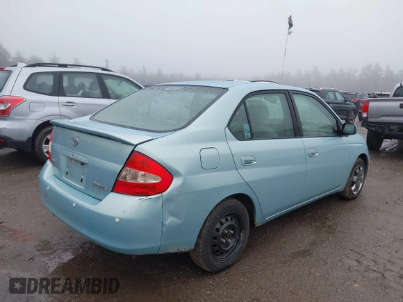 2001 Toyota Prius with VIN JT2BK12U810029023, listed as a IAAI auction lot 42184214 with 147,849 mi miles and . Bid and sale history available at DreamBid. Image 4.