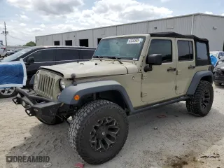 2017 Jeep Wrangler Unlimited Sport with VIN 1C4BJWDG5HL670282, listed as a Copart auction lot 52332905 with 106,022 mi miles and Salvage Title. Bid and sale history available at carsss.com. Image 1.