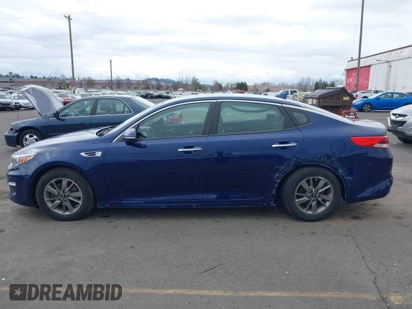 2016 Kia Optima LX Turbo with VIN 5XXGT4L11GG006576, listed as a IAAI auction lot 41666504 with 87,257 mi miles. Bid and sale history available at carsss.com. Image 14.