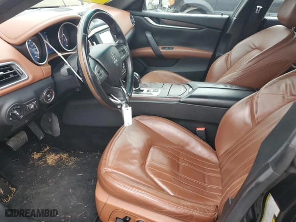 2014 Maserati Ghibli S Q4 with VIN ZAM57RTA3E1089652, listed as a Copart auction lot 42714205 with 89,346 mi miles and Salvage Title. Bid and sale history available at carsss.com. Image 7.