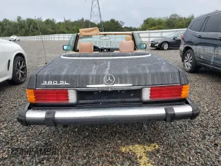 1984 Mercedes-Benz 380 with VIN WDBBA45A9EA011044, listed as a Copart auction lot 74674534 with 88,415 mi miles and Non Repairable. Bid and sale history available at carsss.com. Image 6.