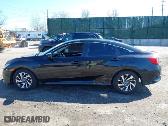 2016 Honda Civic Sedan EX with VIN 2HGFC2F76GH510507, listed as a IAAI auction lot 41915135 with 106,777 mi miles. Bid and sale history available at carsss.com. Image 14.
