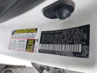 2010 Toyota Corolla with VIN 2T1BU4EE8AC487402, listed as a IAAI auction lot 41981911 with Not provided miles and . Bid and sale history available at DreamBid. Image 9.