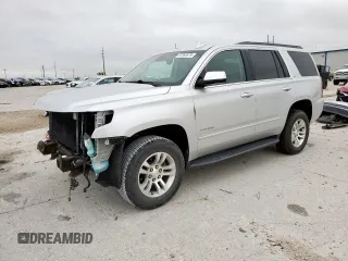 2018 Chevrolet Tahoe LT with VIN 1GNSCBKC0JR397944, listed as a Copart auction lot 57392675 with 145,619 mi miles and Salvage title. Bid and sale history available at DreamBid. Image 1.
