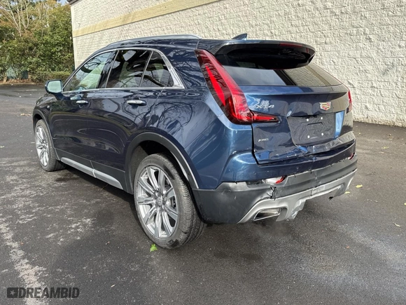 2020 Cadillac XT4 AWD Premium Luxury with VIN 1GYFZDR4XLF010995, listed as a Copart auction lot 45986555 with 23,169 mi miles and Salvage Title. Bid and sale history available at carsss.com. Image 3.