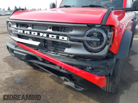 2022 Ford Bronco with VIN 1FMDE5BH4NLB12997, listed as a IAAI auction lot 41473624 with 49,011 mi miles. Bid and sale history available at carsss.com. Image 6.