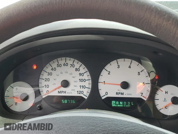 2007 Dodge Grand Caravan SE with VIN 1D4GP24R57B254545, listed as a Copart auction lot 53461695 with 58,736 mi miles and Clean Title. Bid and sale history available at DreamBid. Image 9.
