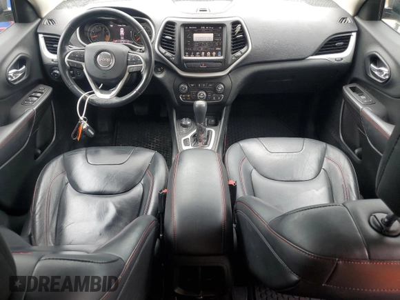 2015 Jeep Cherokee Trailhawk z VIN 1C4PJMBSXFW588030, wystawiony jako Copart lot #55057635 z przebiegiem 116 209 mil mil oraz Szkoda całkowita • Salvage title. Historia ofert i sprzedaży dostępna na DreamBid. Obrazek 8.
