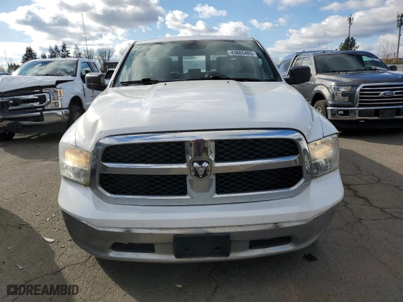 2018 Ram 1500 Big Horn with VIN 1C6RR7LT6JS306211, listed as a Copart auction lot 43805405 with 183,562 mi miles and Salvage Title. Bid and sale history available at carsss.com. Image 5.