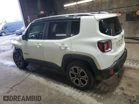 2018 Jeep Renegade Limited с VIN ZACCJBDB6JPH01462, выставлен на аукционе Copart как лот 84411514 с пробегом 58 562 миль миль и Списание • Salvage title. История ставок и продаж доступна на DreamBid. Изображение 2.