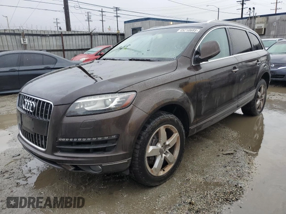 2013 Audi Q7 3.0L TDI Premium Plus with VIN WA1LMAFE4DD012722, listed as a Copart auction lot 45210685 with 161,082 mi miles and Clean Title. Bid and sale history available at carsss.com. Image 1.