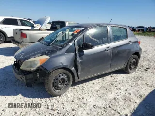 2012 Toyota Yaris L with VIN JTDKTUD37CD505798, listed as a Copart auction lot 49604655 with 0 mi miles and Clean Title. Bid and sale history available at carsss.com. Image 1.