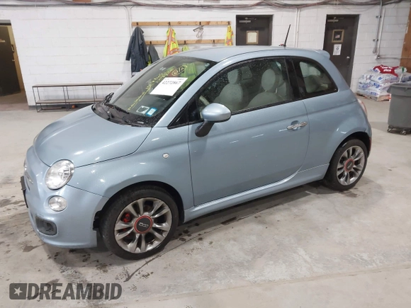 2015 FIAT 500 Sport with VIN 3C3CFFBR9FT624227, listed as a IAAI auction lot 42272867 with 101,941 mi miles and . Bid and sale history available at DreamBid. Image 2.