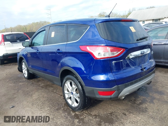 2013 Ford Escape SEL with VIN 1FMCU0HX1DUD56454, listed as a IAAI auction lot 41994352 with 105,974 mi miles. Bid and sale history available at carsss.com. Image 3.