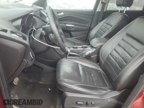 2015 Ford Escape Titanium with VIN 1FMCU0J94FUC07325, listed as a Copart auction lot 46539625 with 205,868 mi miles and Salvage Title. Bid and sale history available at DreamBid. Image 7.