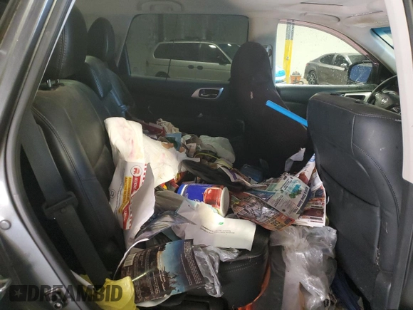 2015 Nissan Pathfinder SV z VIN 5N1AR2MMXFC709279, wystawiony jako Copart lot #59464785 z przebiegiem 92 343 mil mil oraz Szkoda całkowita • Salvage title. Historia ofert i sprzedaży dostępna na DreamBid. Obrazek 11.