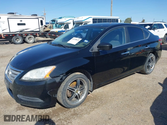 2013 Nissan Sentra SV with VIN 1N4AB7APXDN909073, listed as a IAAI auction lot 41978634 with 177,756 mi miles and . Bid and sale history available at DreamBid. Image 2.