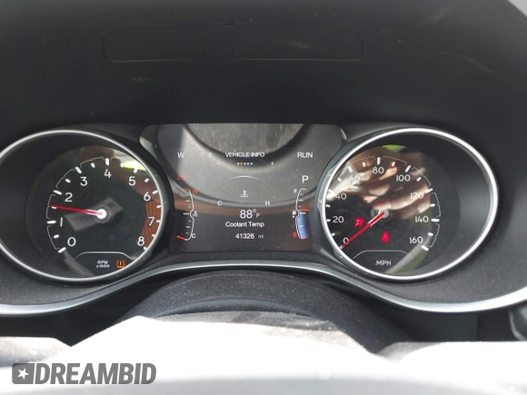 2021 Jeep Compass Latitude with VIN 3C4NJCBB7MT580777, listed as a IAAI auction lot 41813784 with 41,326 mi miles and . Bid and sale history available at DreamBid. Image 7.