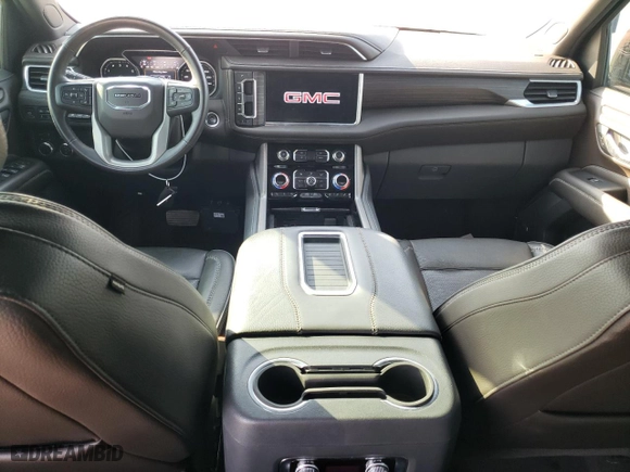 2021 GMC Yukon XL Denali with VIN 1GKS2JKL8MR201361, listed as a Copart auction lot 75253414 with 0 mi miles and Salvage Title. Bid and sale history available at carsss.com. Image 8.