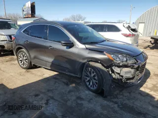 2020 Ford Escape Titanium with VIN 1FMCU9J92LUB45598, listed as a Copart auction lot 42088215 with 65,578 mi miles and Salvage title. Bid and sale history available at DreamBid. Image 4.