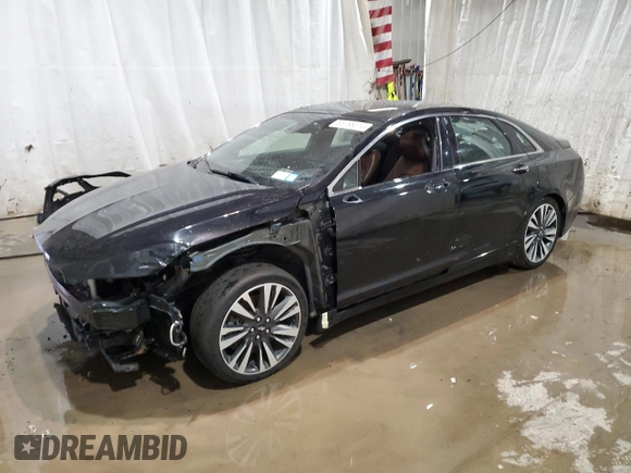 2018 Lincoln MKZ Reserve with VIN 3LN6L5FC1JR627786, listed as a Copart auction lot 65188514 with 76,808 mi miles and Salvage Title. Bid and sale history available at DreamBid. Image 1.