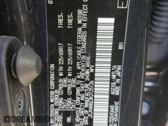 2019 Lexus NX with VIN JTJYARBZ3K2125126, listed as a Copart auction lot 45105175 with 93,509 mi miles and Salvage Title. Bid and sale history available at carsss.com. Image 13.